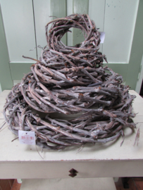 Krans van druivenhout 45 cm (033)