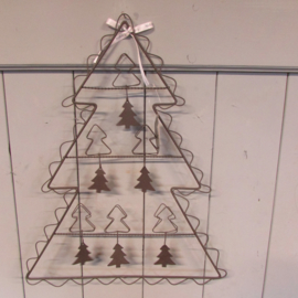 Kerstboom kaartenhanger