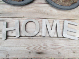 HOME losse letters grijs 8 cm