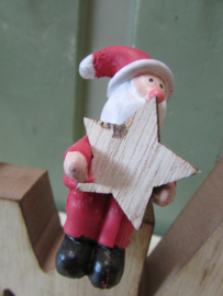 XMAS met kerstman 25 cm (nr26)