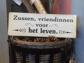 Zussen, vriendinnnen voor....