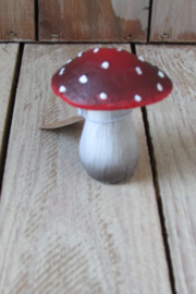 Paddenstoel klein  5,5x 5 cm rood (P4)