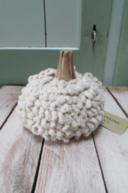 Pompoen van stof 10/11 cm