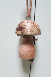 Paddenstoel van hout zacht groen/ (P46)