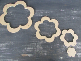 Bloem-mobiel-5 tot 20 cm-set van 4 stuks