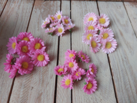 Bloemetjes roze kunst (nr 116)