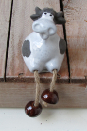 Koe met bungelbeentjes/randzitter7 cm