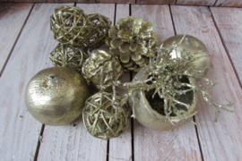 Decoratie goud 10-delig (nr 114)