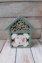 Insectenhuis 15 cm groen (W26)