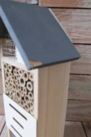 Insectenhuis 26,5x13,5 cm grijs/naturel (W26)