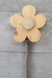 Bloem-hout-naturel 15 cm