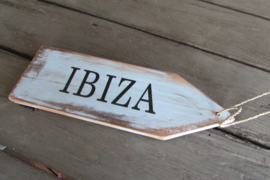 Ibiza tekstbord 27 cm