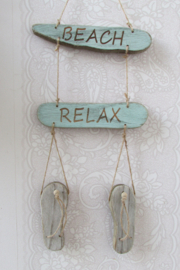 Beach  en Relax groen/naturel (zee nr 16)