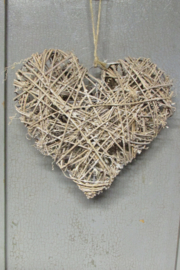 Hart van twijgen 25 cm