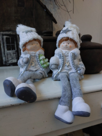 Winterkindjes met bungelbenen