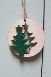 Cadeau label kerstboom (nr40)