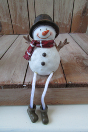 Sneeuwpop met bungelbeentjes  (BB40)