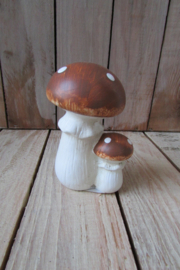 paddenstoel bruin (P18) 10 cm