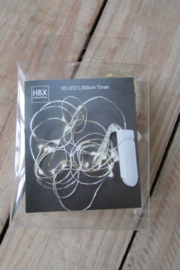 30 LED zilverdraad 3m (Kerst nr 71)