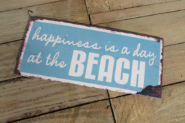 Happiness  at the beach..... 25x11 cm
