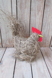 Kip van hooi  20 cm