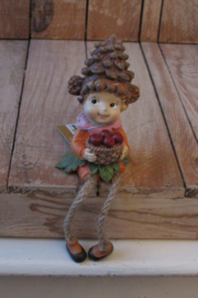 Herfstmeisje met appelmandje (BB136)