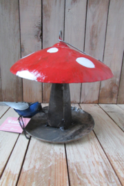 vogelvoederhuisje metaal 20 cm