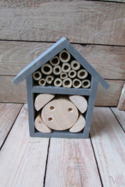 Insectenhuis 15 cm grijs (W26)