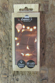 20 LED koper verlichting (kerst nr 72)