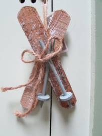 Ski's 18 cm naturel/grijs (nr27)