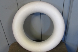 Ring-styropor/piepschuim-half rond 30 cm