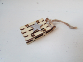 Slee miniatuur 5x2,5 cm (nr23)