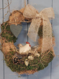 Werkwijze Kippetje op het nest zelf samen te stellen DIY pakket