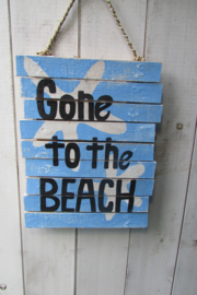 Beach tekstbord 25x32 cm