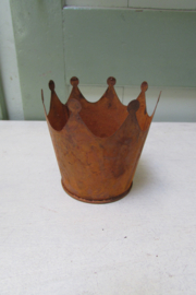 Kroontje roest theelichthouder