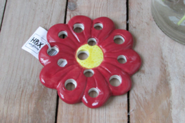 Bloemschikker 10 cm rood(W35)