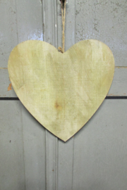 Hart hout naturel 25 cm 