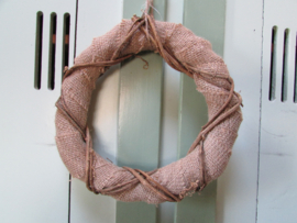 Krans van jute 25 cm (025)