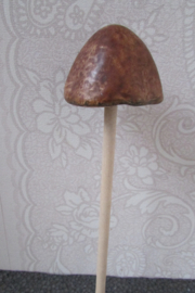 Paddenstoel op steker 6 cm (nr1)