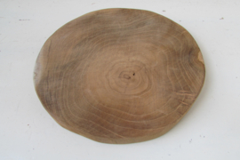 Houten plateau 23 cm doorsnee