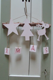 kerst deco met XMAS (nr57)