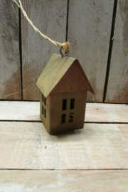 Huisje roest 8 cm (W67)