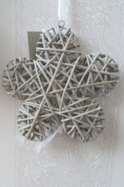 Bloem  riet met de tekst HOME 30 cm (W147)