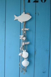 Vis met decoratie wit