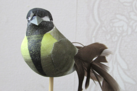 Vogeltje kunst groen