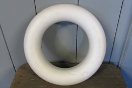 Ring-styropor/piepschuim  half rond 25 cm