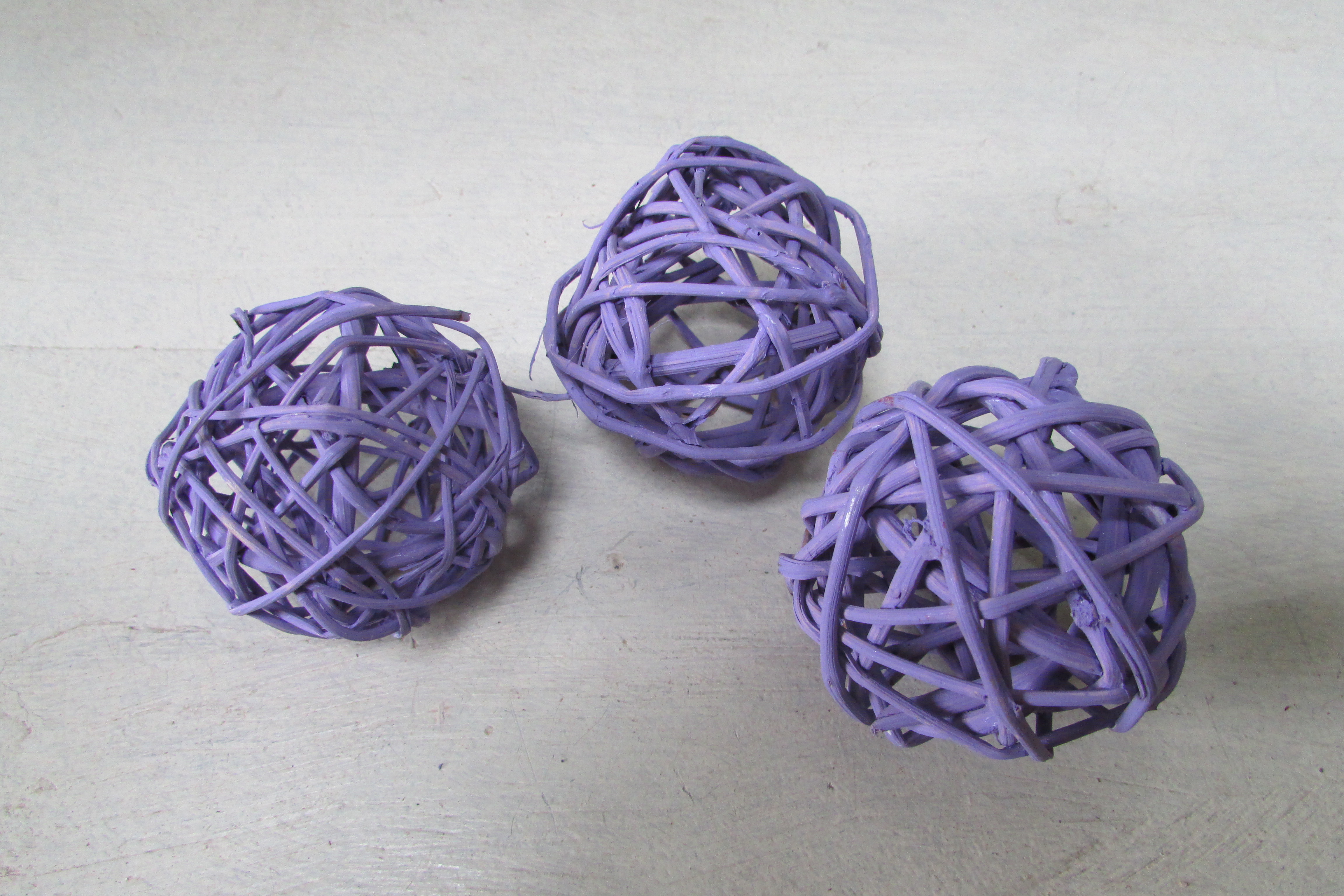 Bal lila 5cm 3 stuks (D257)