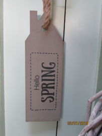 Hello spring 25x8 cm