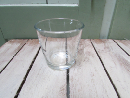 Waxine glaasje 7x7,5 cm