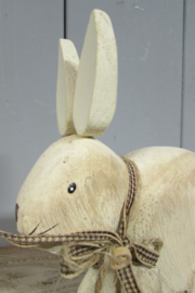 Haasje/konijntje van hout 15 cm